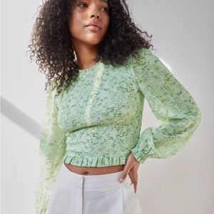 Aritzia Wilfred tempest blouse